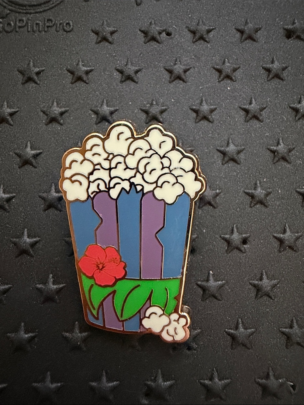 Lilo and Stitch popcorn bucket enamel pin